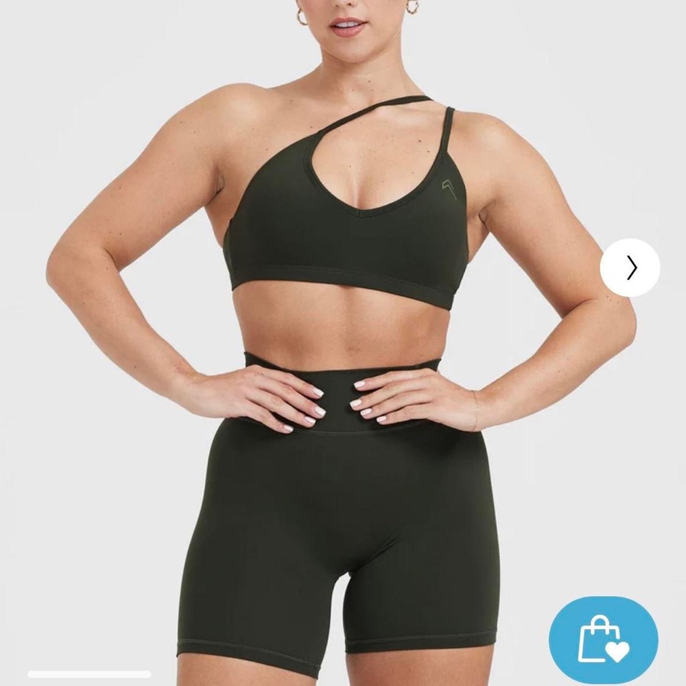 NWT Oner Active TIMELESS STRAPPY BRALETTE Khaki S or M